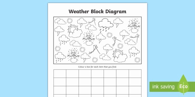 Pictograph for 2nd Grade Weather Block Diagram Worksheet Worksheet Graphs Record