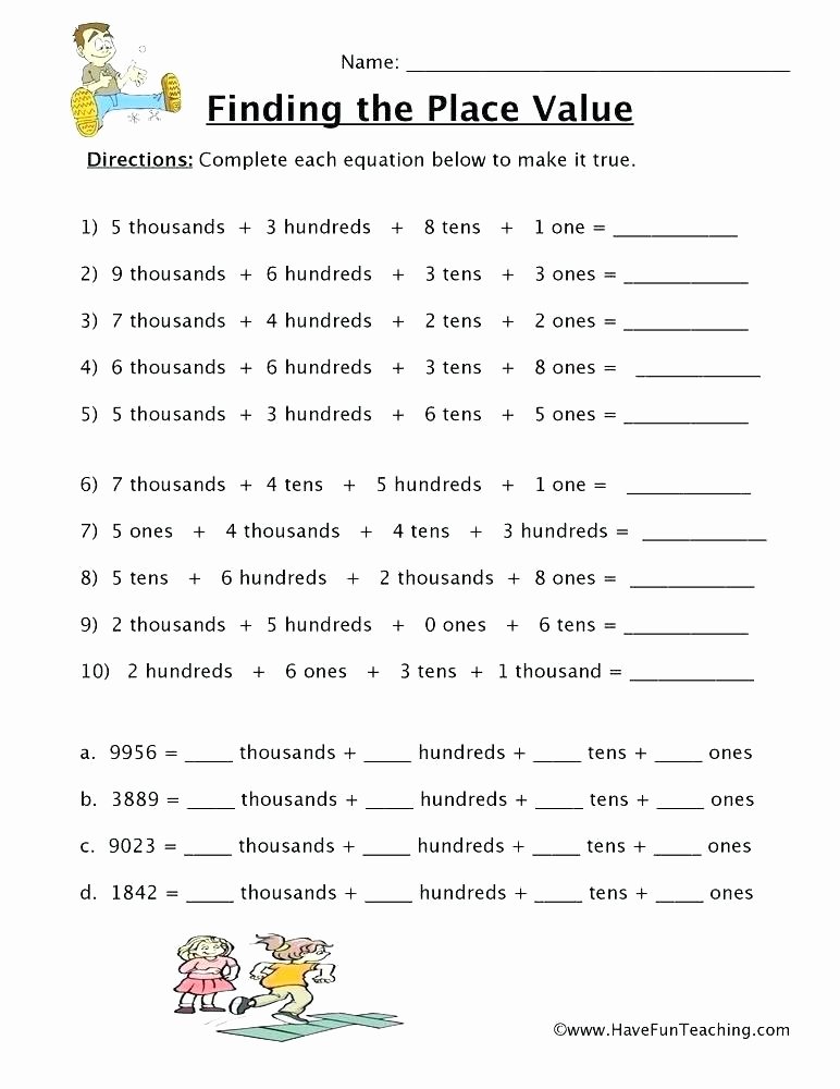Place Value Worksheet 3rd Grade 3rd Grade Math Worksheets Place Value – todosobrelacorte