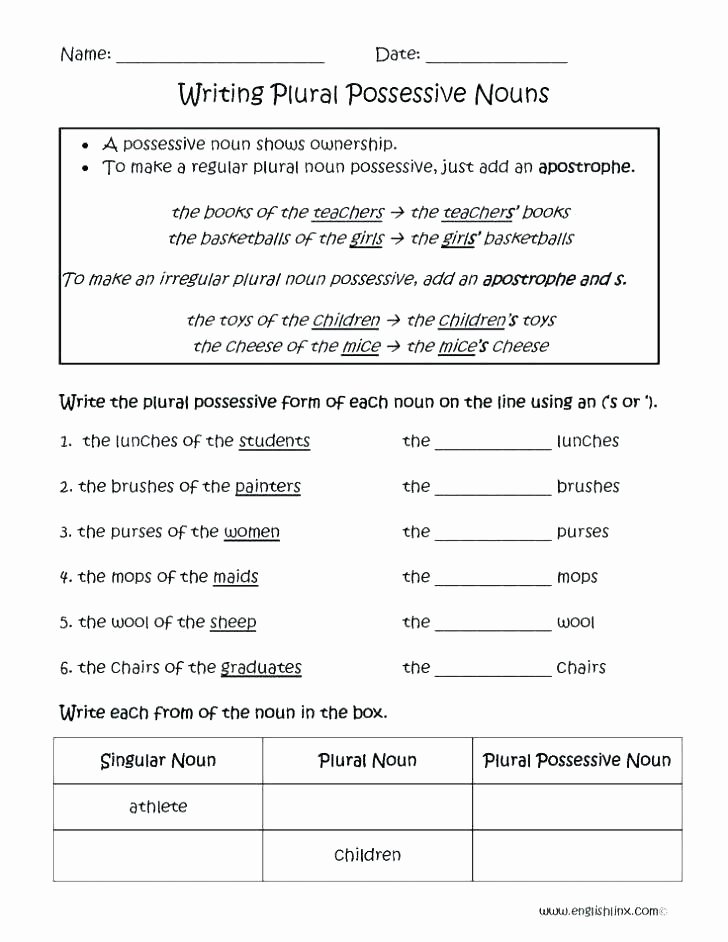 Plurals Worksheet 3rd Grade Irregular Plurals Worksheets Plural Noun Worksheet Teaching