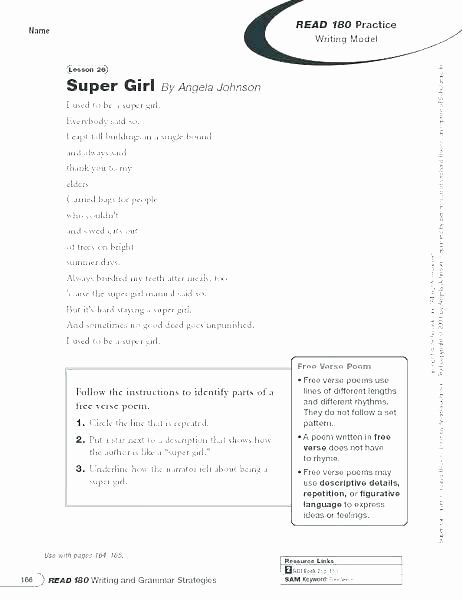 Poetry Worksheets Middle School Poetry Worksheets Poem Practice Free Grade Concrete Writing
