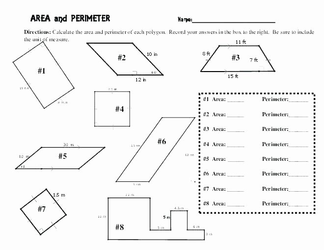 Polygon Worksheets 3rd Grade Perimeter Of Polygons Worksheet – Espace Verandas