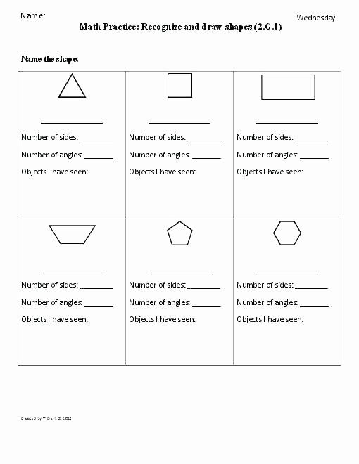 Polygon Worksheets for 2nd Grade 2nd Grade Math Practice Shapes – Culturepolissya