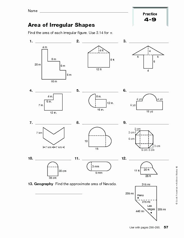 Polygons Worksheets 5th Grade Quadrilaterals 3rd Grade Worksheets area Polygons Free