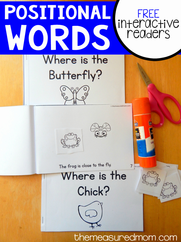 Positional Words Worksheet for Kindergarten Free K 2 Math Activities This Reading Mama