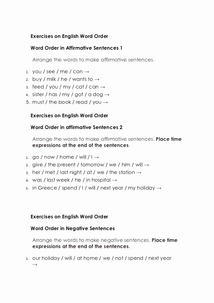 Positional Words Worksheets Precise Words Worksheet