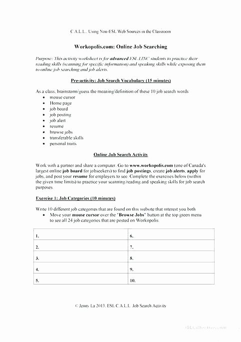 Pre Vocational Skills Worksheets Free Dictionary Skills Worksheets for Grade Practice Info