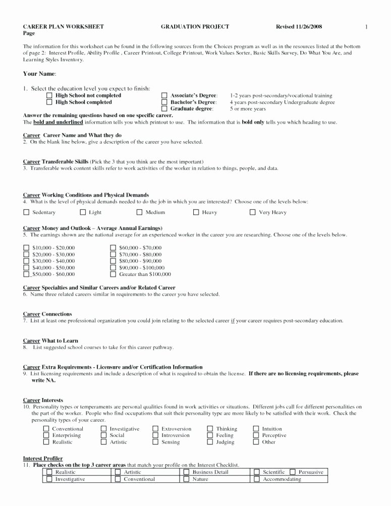 Pre Vocational Worksheets Life Skills Worksheets for Students All Download and