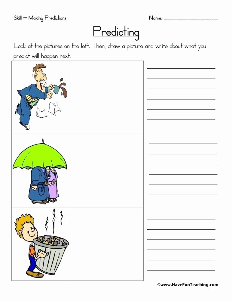 Prediction Worksheets for 3rd Grade Groundhog Day Math Activities for Predicting Out Es