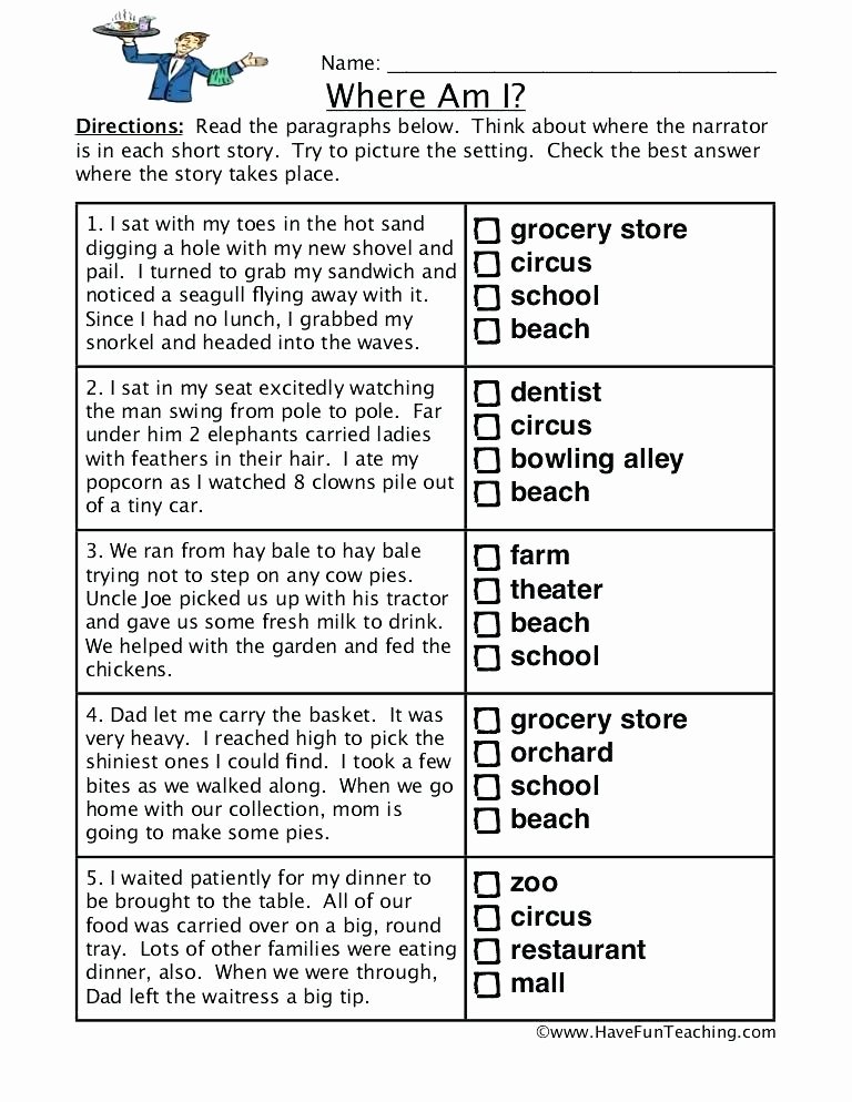 Prediction Worksheets for 3rd Grade Inference Worksheets 3rd Grade Free