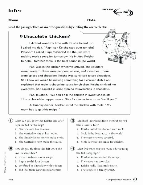 Prediction Worksheets for 3rd Grade Making Predictions Worksheets 3rd Grade Poetry Worksheets
