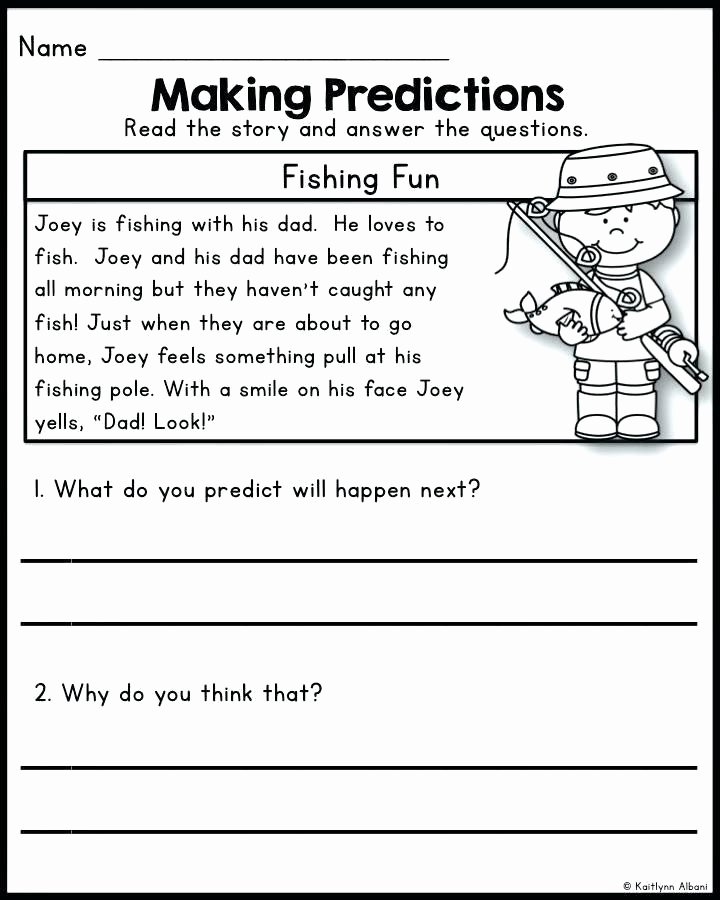 Prediction Worksheets for 3rd Grade Making Predictions Worksheets 4th Grade About Reading
