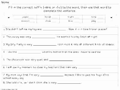 Prefix Suffix Worksheet 3rd Grade Suffix Worksheets 3rd Grade Prefixes and Suffixes Prefix for