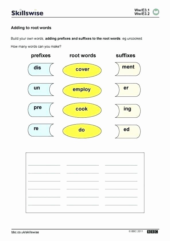 Prefix Worksheet 4th Grade Root Words Worksheet Preview Prefix and Root Word Worksheets