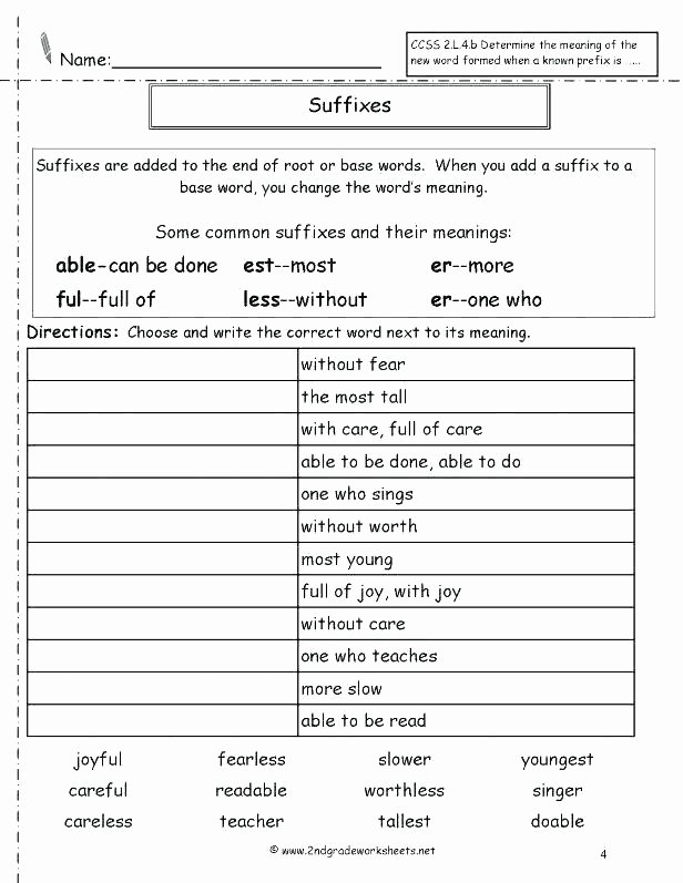 Prefixes Worksheet 3rd Grade Resources Prefixes Worksheets Prefix List Worksheet Ex 4th Grade