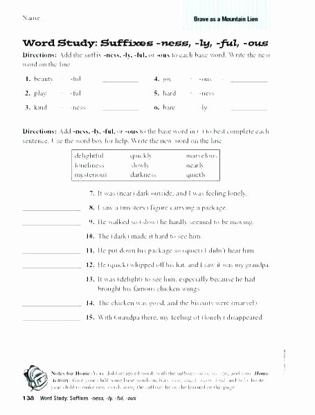 Prefixes Worksheet 3rd Grade Third Suffixes and Worksheets Grade Ed End Worksheet Ends