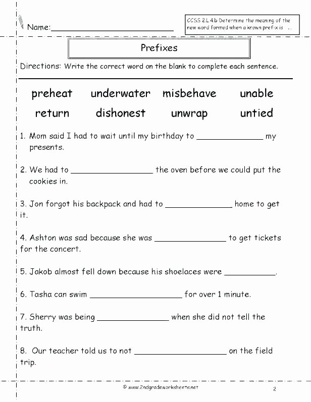 Prefixes Worksheets 3rd Grade Suffix Worksheets 5th Grade