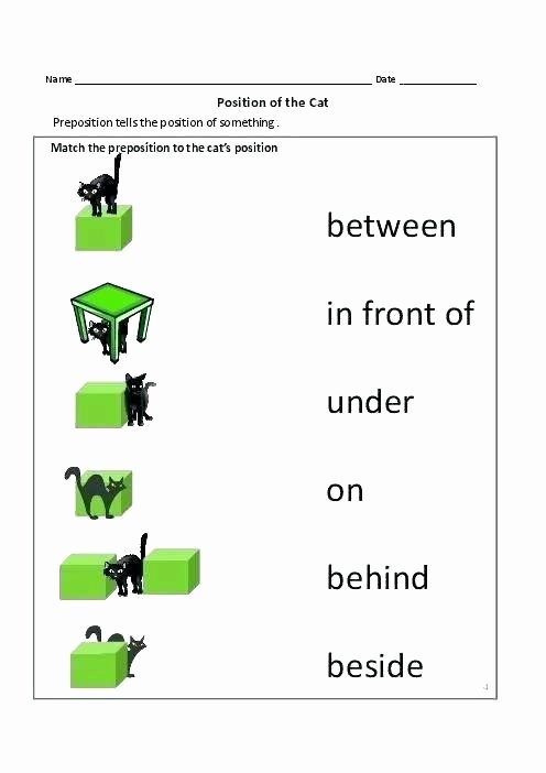 Prepositional Phrases Worksheet 6th Grade Preposition Worksheets Pdf