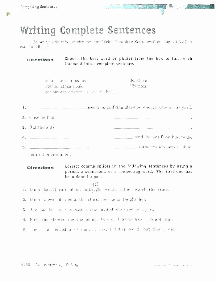 Prepositions Worksheets Middle School Daily Grammar Practice 9th Grade Pdf