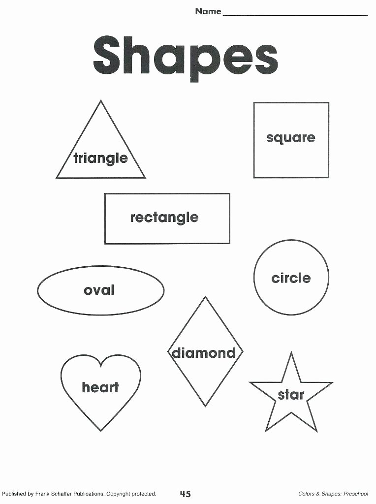 Preschool Diamond Shape Worksheets Oval Worksheets for Preschool