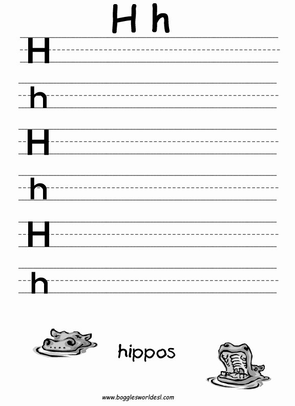 Preschool Letter H Worksheets 16 Best Of Writing Worksheets Letter T Letter T