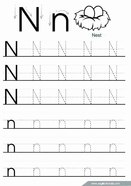 Preschool Letter N Worksheets Letter G Tracing Worksheets Preschool