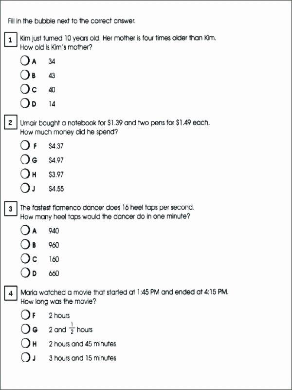 Preschool Math Worksheets Pdf 4th Grade Reading Prehension Pdf – Free Preschool