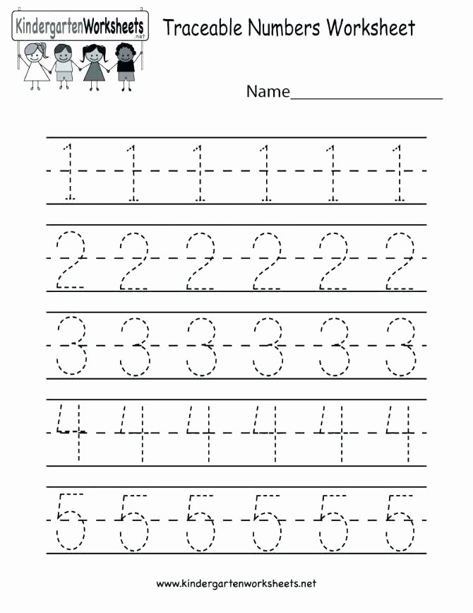Preschool Number Tracing Elegant Learning Letters and Numbers Worksheets
