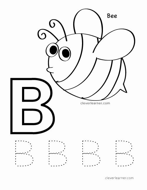 Preschool Worksheets Letter B Pin by Clever Learner On Alphabet sounds Coloring Sheets