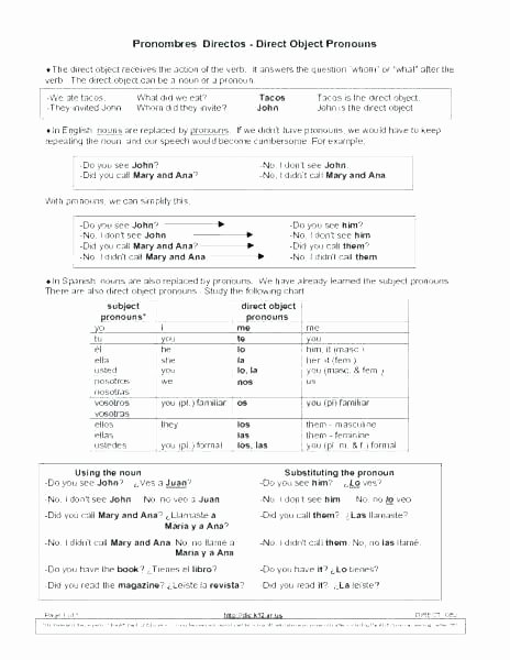 Present Progressive In Spanish Worksheet to Translation Worksheets Sentences to Translation