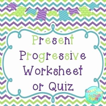Present Progressive Spanish Worksheet Answers Fresh Present Progressive Worksheets Present Progressive Worksheet