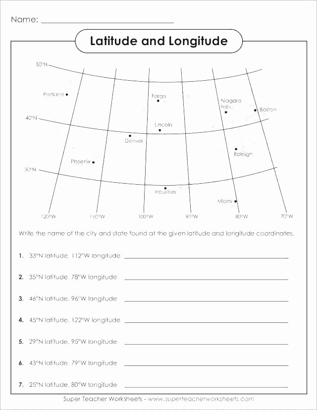 Printable Bullying Worksheets Latitude and Longitude Worksheets Grade to Her with