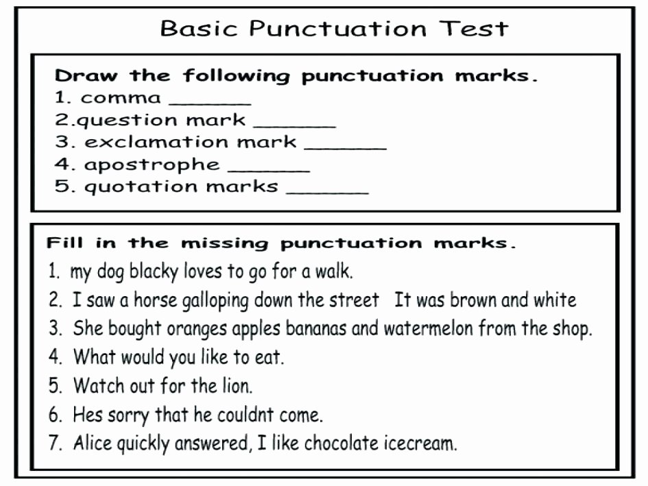 Printable Capitalization Worksheets Capitalization and Punctuation Worksheets Daily Paragraph