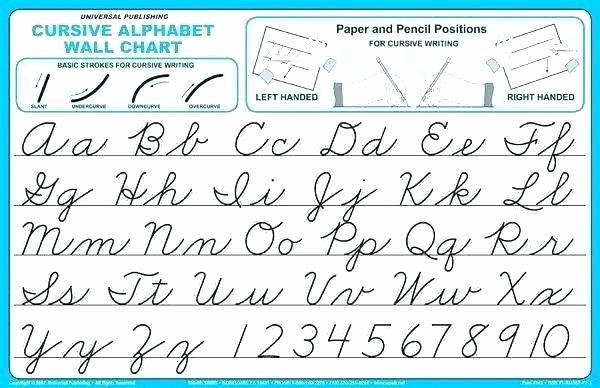 Printable Cursive Alphabet Chart Cursive Alphabet Tracing Worksheets