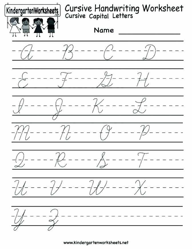 Printable Cursive Alphabet Chart D Nealian Cursive Worksheets