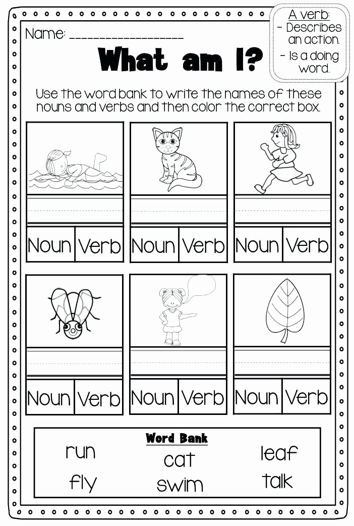 Printable Cut and Paste Worksheets Adjective Cut and Paste Worksheets