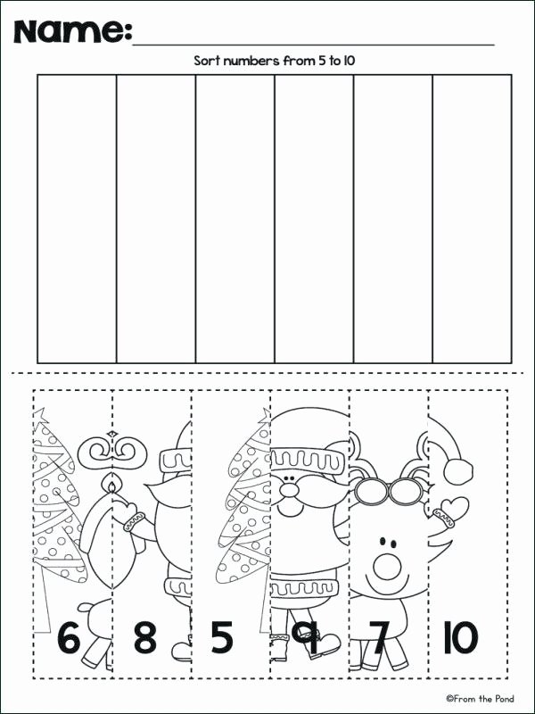 Printable Cut and Paste Worksheets Cut and Paste Worksheets Free Math for Preschool Candy Color