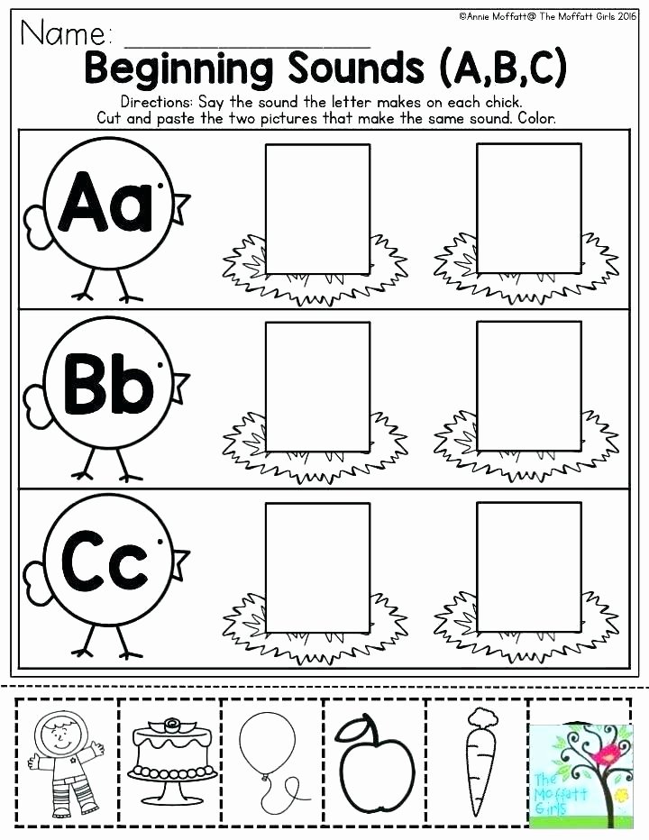 Printable Cut and Paste Worksheets Cut and Paste Worksheets Free Math for Preschool Candy Color