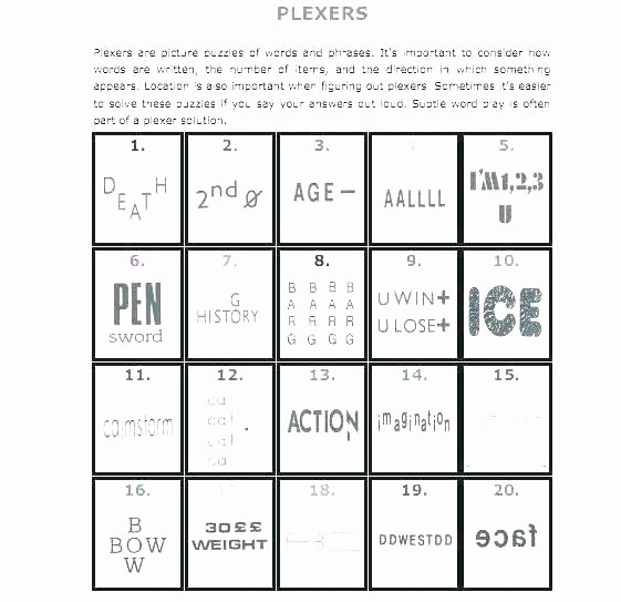 Printable Rebus Puzzles for Kids Free Math Puzzle Worksheets