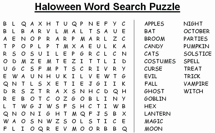 Printable Rebus Puzzles for Kids Halloween Printable Word Searches – Homebeautiful