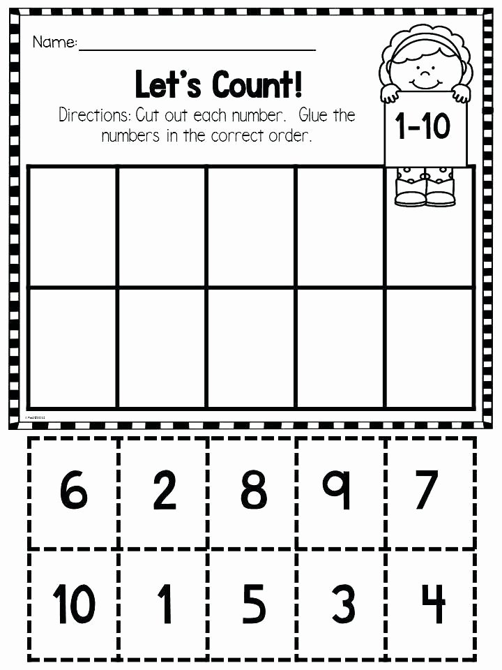 Printable Sequence Worksheets Sequencing for Kindergarten Lovely Free Number Sequence