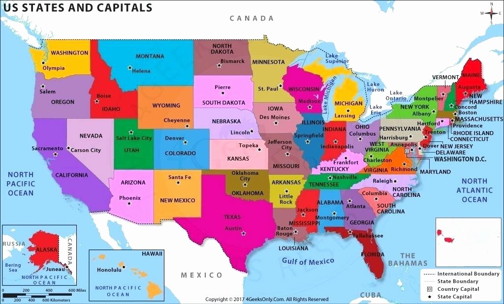 Printable State Capital Quiz Us Capitals Map Quiz top Magic States and Capitals Quiz