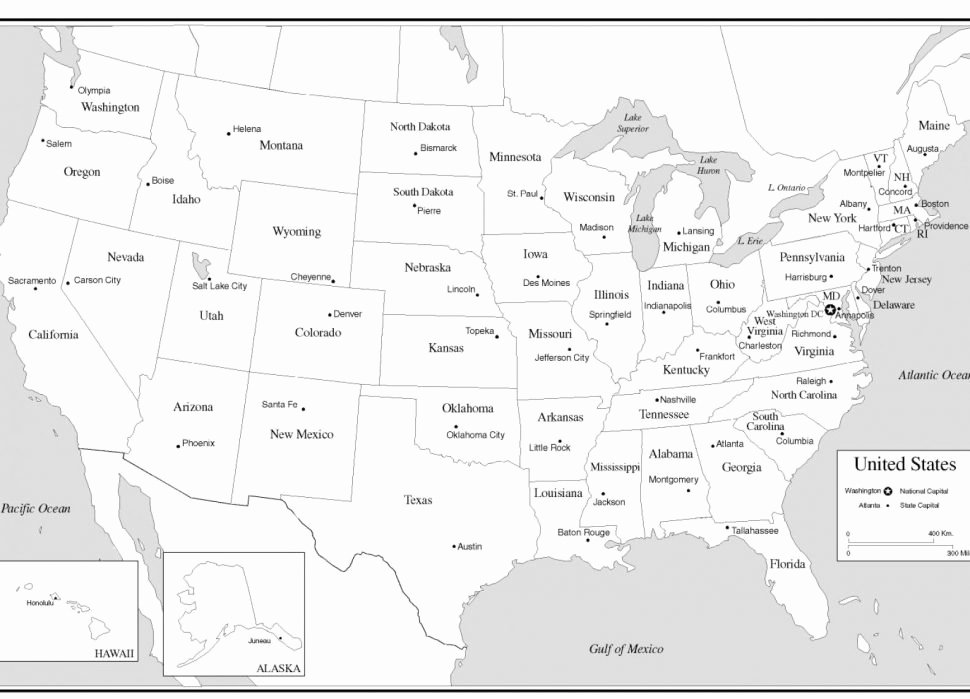 Printable State Capital Quiz Us Map Printable United States Maps Outline and Capitals