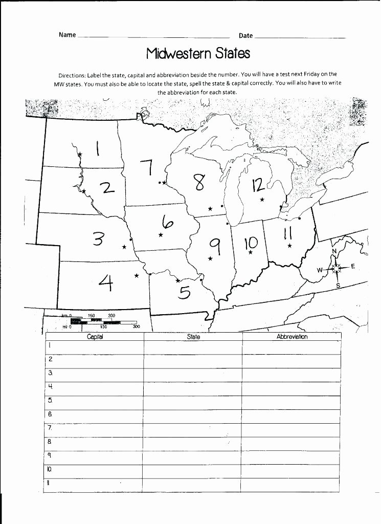 Printable State Capitals Quiz Us Capitals and States Map – Jakeduncan