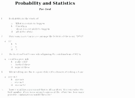 Probability Worksheets High School Pdf Statistics Worksheets for High School – Openlayers