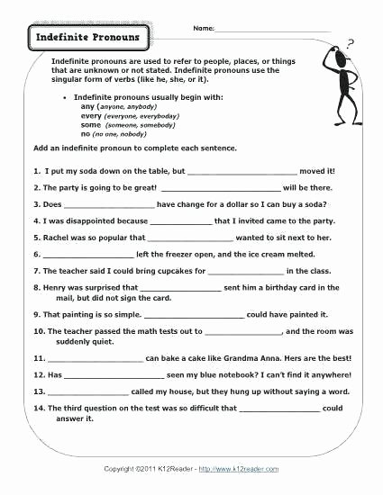 Pronoun Worksheets for 2nd Grade About This Worksheet Pronoun Worksheet for 4th Graders