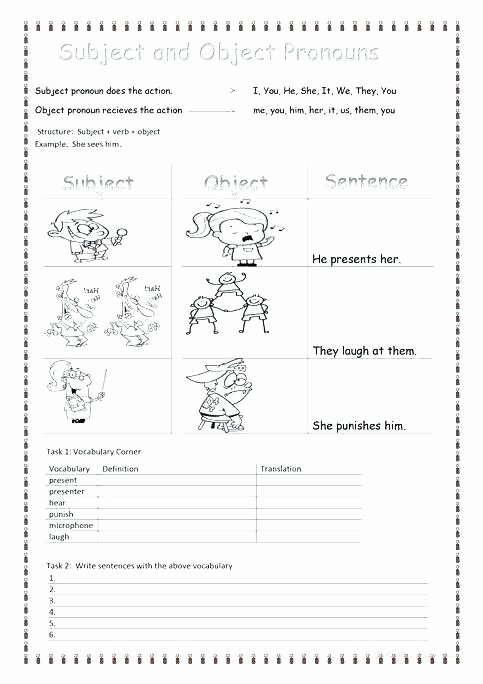 Pronoun Worksheets for 2nd Grade We and they Worksheets