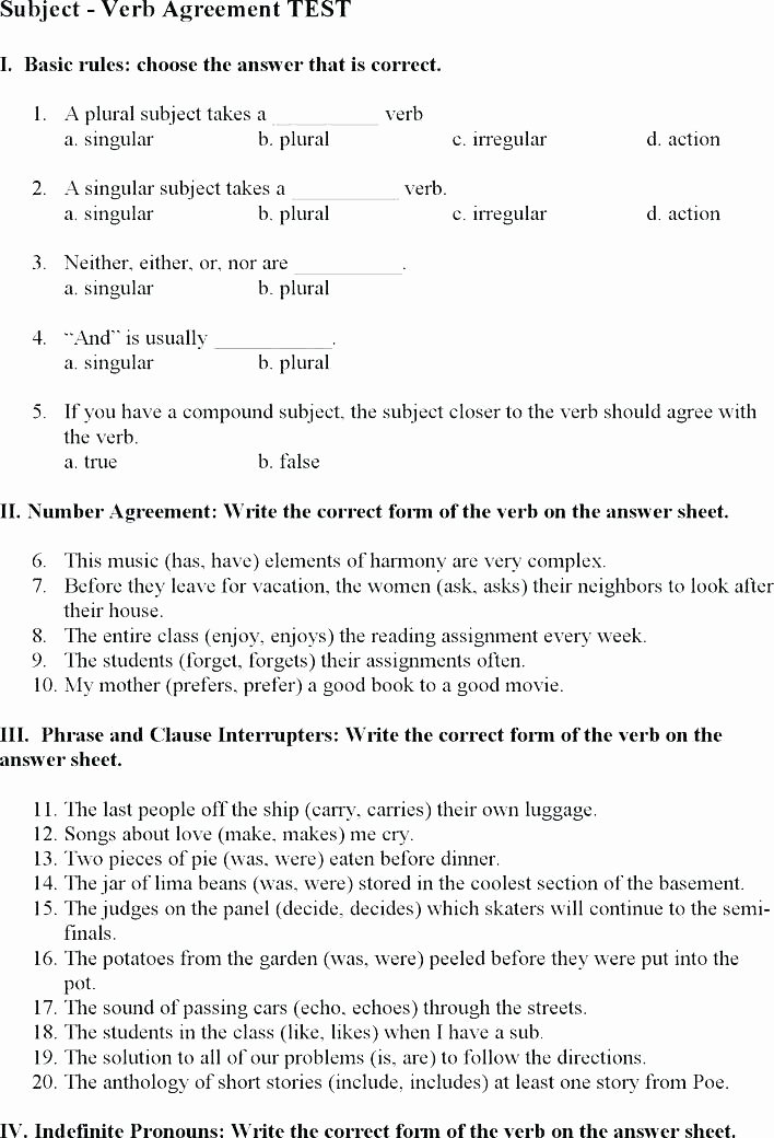 Pronoun Worksheets Second Grade Irregular Verbs Second Grade Worksheets