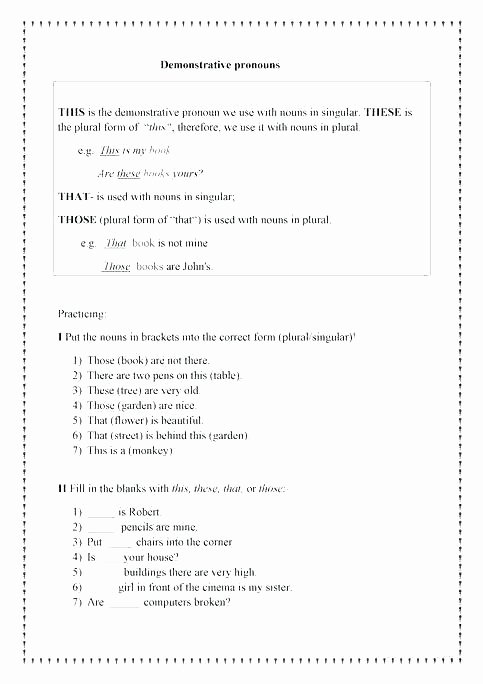 Pronouns Worksheet 2nd Grade Free Printable Pronoun Worksheets
