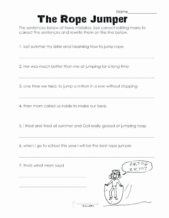 Proofreaders Marks Worksheets Middle School Grammar Worksheets High Worksheet Quiz