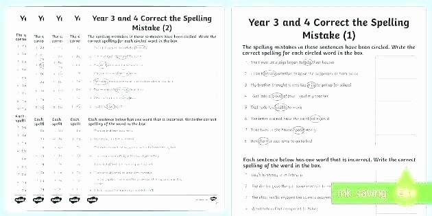 Proofreading Worksheets 5th Grade First Grade Sentence Correction Worksheets Proofreading